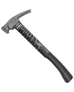 BOSS Hammer 14 Oz. Milled-Face Framing Hammer with Fiberglass Handle