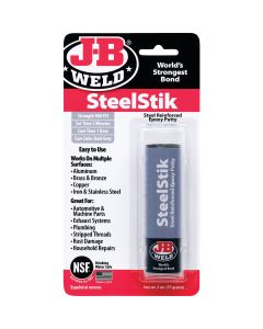 J-B Weld SteelStik 2 Oz. Gray Epoxy Putty