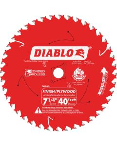 Bulk7-1/4" 40t Saw Blade
