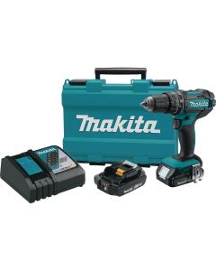 Makita 18-Volt LXT Lithium-Ion 1/2 In. Compact Cordless Hammer Drill Kit