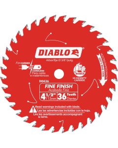 Diablo 4-1/2 In. 36-Tooth Finish Circular Saw Blade