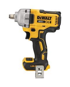 DeWalt 20V MAX XR Lithium-Ion 1/2 In. Mid-Range Cordless Impact Wrench with Hog Ring Anvil (Bare Tool)