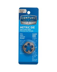 Century Drill & Tool 12.0x1.50 NPT 1 In. Across Flats Hexagon Pipe Die