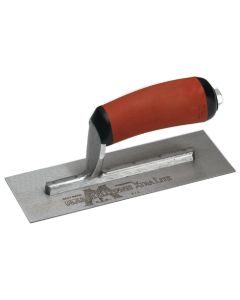 Marshalltown 4-1/2 In. x 11 In. High Carbon Steel Finishing Trowel with Curved DuraSoft Handle