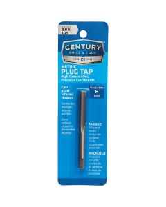 Century Drill & Tool 8.0x1.25 Carbon Steel Metric Tap