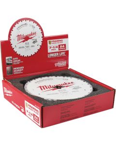 Milwaukee 7-1/4 In. 24-Tooth Framing Worm Drive Circular Saw Blade, Bulk