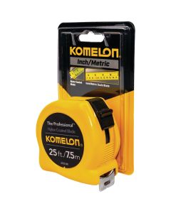 Komelon The Professional 7.5m/25 Ft. Metric/SAE Tape Measure