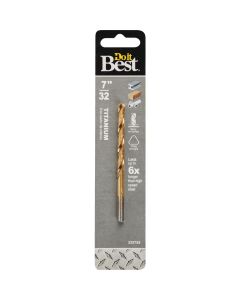 Do it Best 7/32 In. Titanium Drill Bit