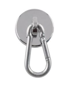 MagnetSource Neodymium 45 Lb. Capacity Carabiner Magnet Hook