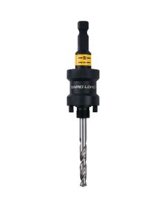 DEWALT 9/16 In. - 1-3/16 In. Quick Change Arbor 3/8 In. Shank Hole Saw Arbor