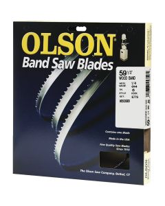 Olson 59-1/2 In. x 1/4 In. 6 TPI Hook Wood Cutting Band Saw Blade