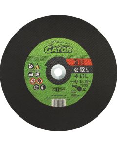 Gator 12 In. x 1/8 In. x 1 In. Metal Cut-Off Wheel