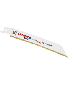 Lenox Gold 6 In. 18 TPI Thick Metal Power Arc Curved Reciprocating Saw Blade (5-Pack)