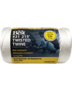 Twine Nylon White #21 X 215'