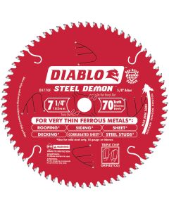 Diablo Steel Demon 7 1/4 X 70t