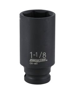 Channellock 1/2 In. Drive 1-1/8 In. 6-Point Deep Standard Impact Socket