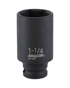 Channellock 1/2 In. Drive 1-1/4 In. 6-Point Deep Standard Impact Socket