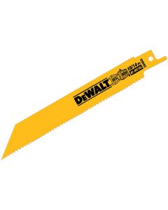 DeWalt 6 In. 10/14 TPI Wood/Metal Reciprocating Saw Blade (2-Pack)