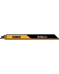 DEWALT Elite Series 12 In. 8 TPI Wood w/Nails Demolition Reciprocating Saw Blade