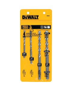 DEWALT Masonry Drill Bit Set (4-Piece)