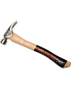 Dalluge 16 Oz. Smooth-Face Curved Claw Hammer with Hickory Handle