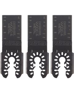 Dremel Universal 1-1/4 In. Bi-Metal Wood/Metal Flush Cut Oscillating Blade (3-Pack)