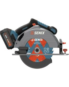 Senix X2 20 Volt Max Brushless 7-1/4 In. Cordless Circular Saw Kit with 4.0 Ah Battery & Charger