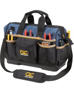 CLC 23-Pocket 16 In. Molded Base Open-Top Tool Bag