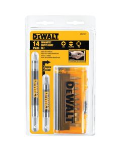 DEWALT 14-Piece Magnetic Drive Guide Screwdriver Bit Set