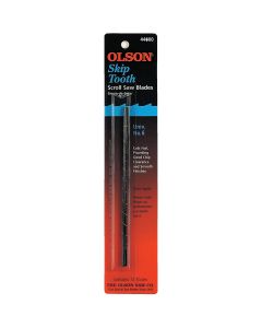 Olson 11TPI Skip Tooth Plain End Scroll Saw Blade (12 Count)