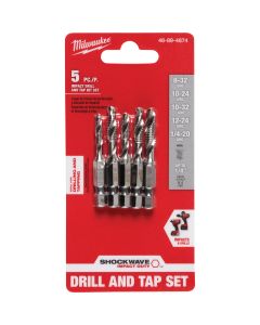 Shockwave Sae Drill Tap 5 Pc Set