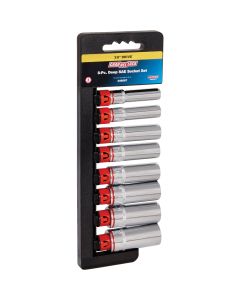 Channellock Standard 3/8 In. Drive 6-Point Deep Socket Set (8-Piece)