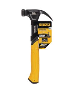 DEWALT 12 Oz. Smooth-Face Curved Claw Hammer with Steel Handle