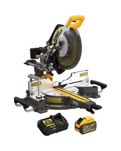 DEWALT 60-Volt MAX Lithium-Ion Brushless 12 In. Dual-Bevel Sliding Compound Cordless Miter Saw Kit