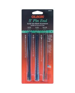 Olson Pin End Scroll Saw Blade Assortment (18 Piece)