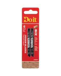 Do it Best U-Shank 3 In. x 6 TPI High Carbon Steel Jig Saw Blade, Wood up to 1 In. (2-Pack)