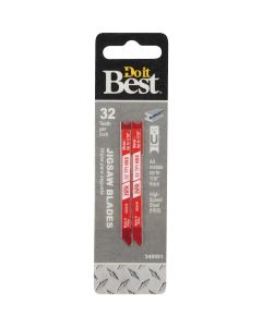 Do it Best U-Shank 3 In. x 32 TPI High Speed Steel Jig Saw Blade, Metal up to 3/16 In. (2-Pack)