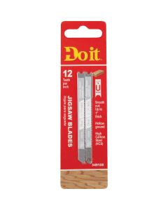 Do it Best U-Shank 3 In. x 12 TPI High Carbon Steel Jig Saw Blade, Wood up to 1 In. (2-Pack)