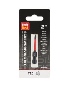 Do it Best 2 In. T10 Torx Impact Ready Screwdriver Bit