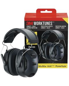3M WorkTunes Connect + 26 dB Solar Wireless Bluetooth Earmuffs