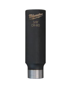 Milwaukee SHOCKWAVE 3/8 In. Drive 3/8 In. 6-Point Deep Standard Impact Socket