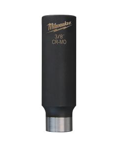 Milwaukee SHOCKWAVE 3/8 In. Drive 7/16 In. 6-Point Deep Standard Impact Socket