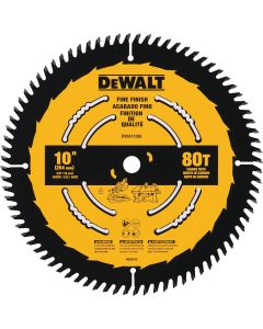 DEWALT 10 In. 80-Tooth Fine Finish Circular Saw Blade