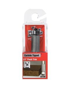 Vermont American Carbide Tip 1/2 In. x 1 In. Flush Trim Bit