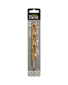 Do it Best 29/64 In. Titanium Drill Bit