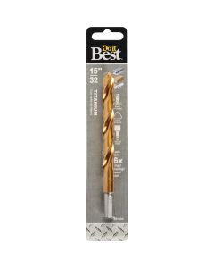 Do it Best 15/32 In. Titanium Drill Bit