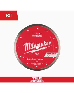Milwaukee DIAMOND MAX 10 In. Continuous Rim Tile Diamond Blade