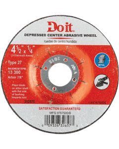 Do it Type 27 4-1/2 In. x 1/4 In. x 7/8 In. Metal Cut-Off Wheel