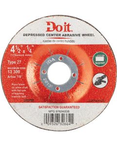 Do it Type 27 4-1/2 In. x 1/4 In. x 7/8 In. Masonry Cut-Off Wheel