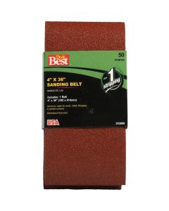 Do it Best 4 In. x 36 In. 50 Grit Heavy-Duty Sanding Belt